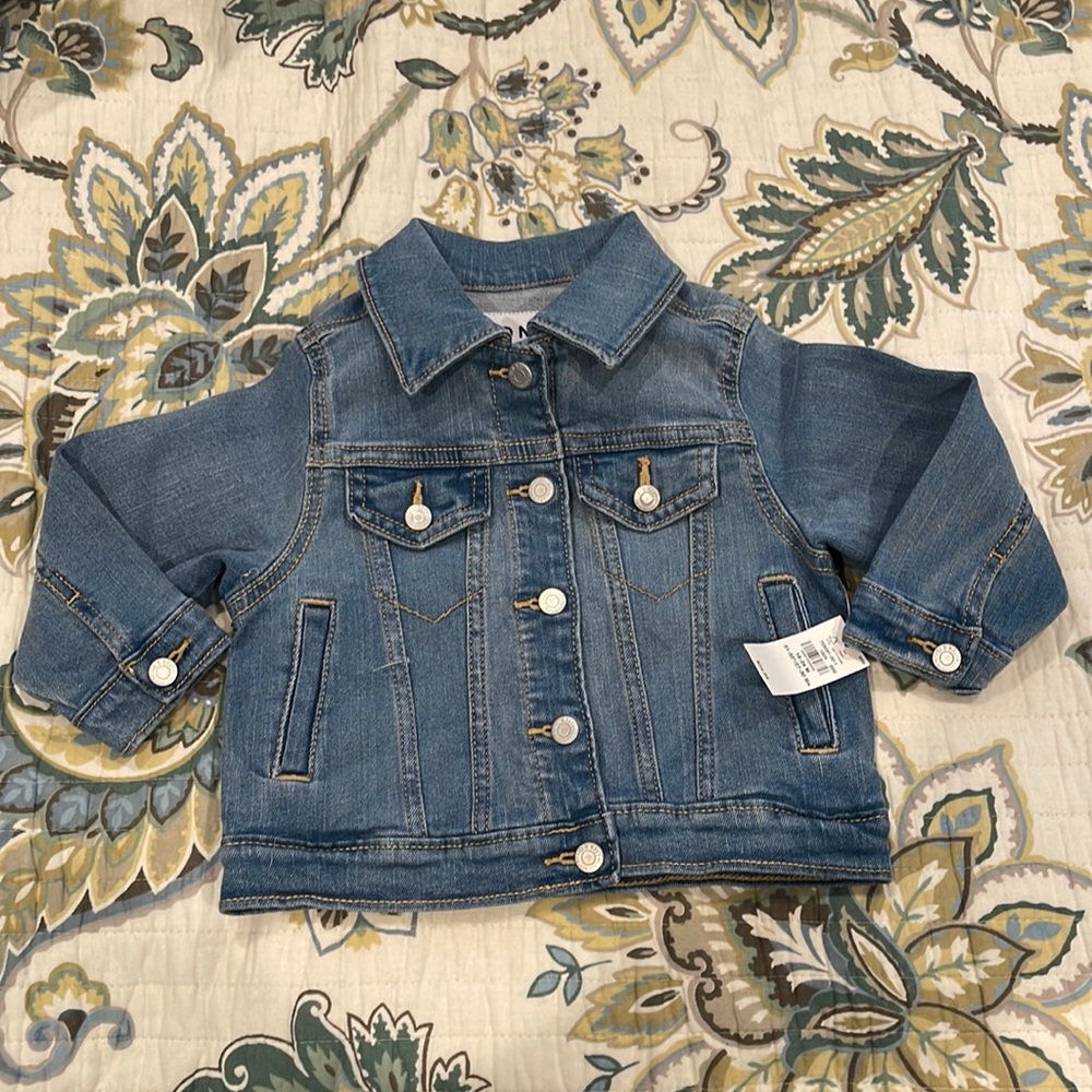 NWT Old Navy 18-24m girl denim jacket